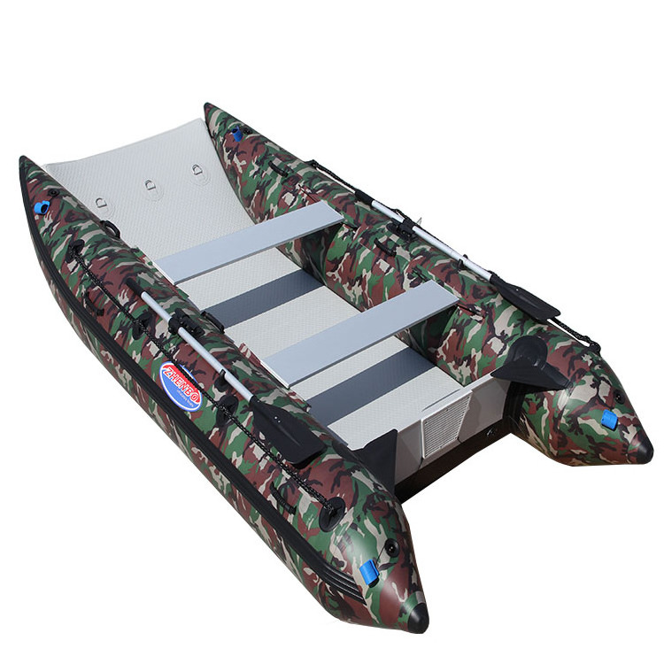 2023 hot sale cheap inflatable high speed fishing catamaran rubber assault boat