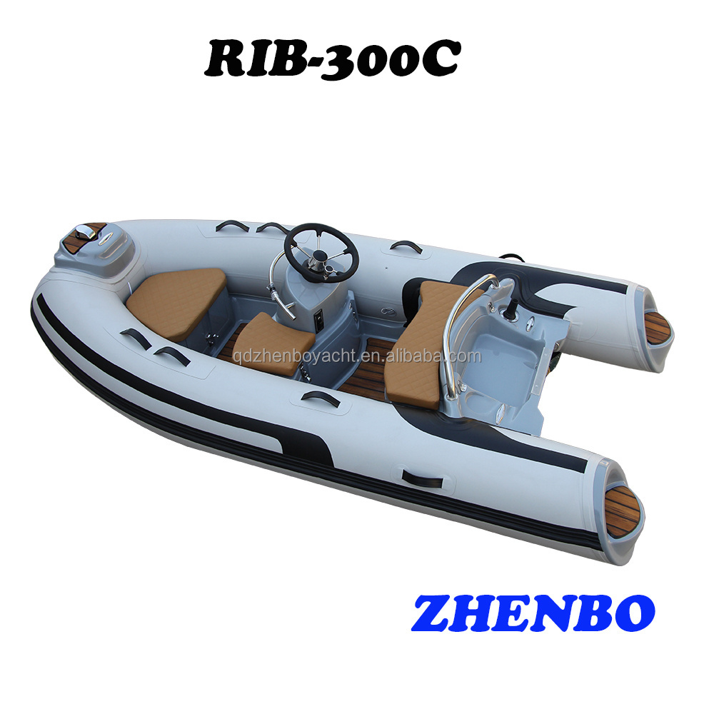 1.2mm PVC Inflatable Boat Dingy Rib-300C Fiberglass Small Fishing And Leisure Boat