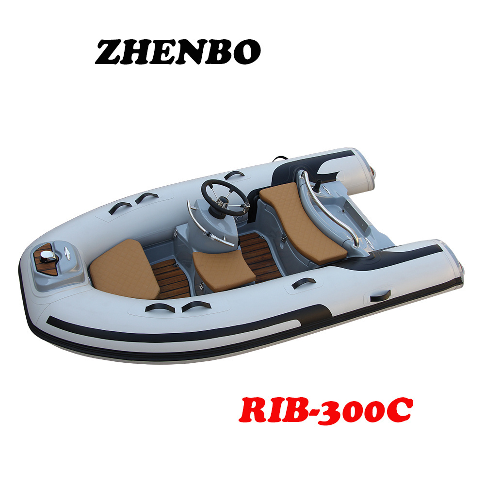 1.2mm PVC Inflatable Boat Dingy Rib-300C Fiberglass Small Fishing And Leisure Boat