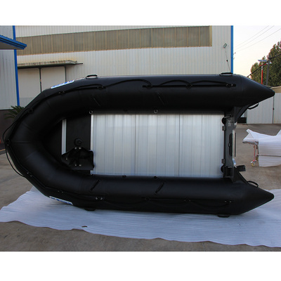 3.9M inflatable dinghy orca 15 foot hypalon pvc bottom dinghy ZB-390 rescue boat