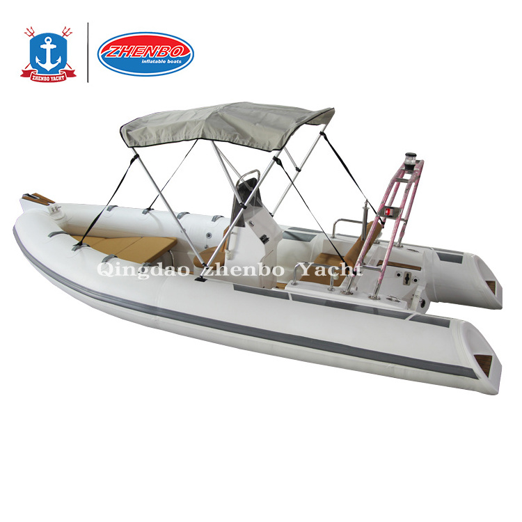 4.8m Rib Boat Rib-480 With Motor Engine Hypalon Rib Boat With Console