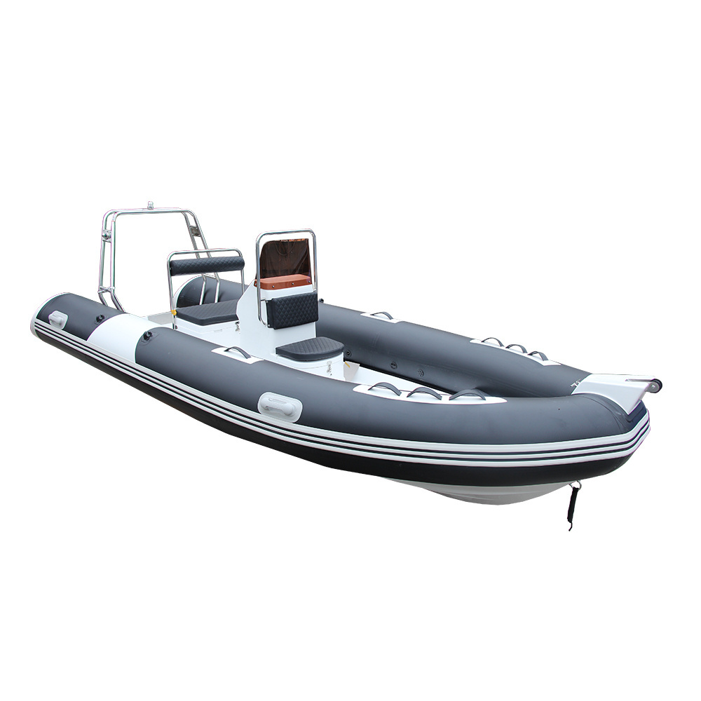 Zhenbo Customized Fiberglass Hull Center Console Rib 4.8m Orca Hypalon Rib 480 Boat