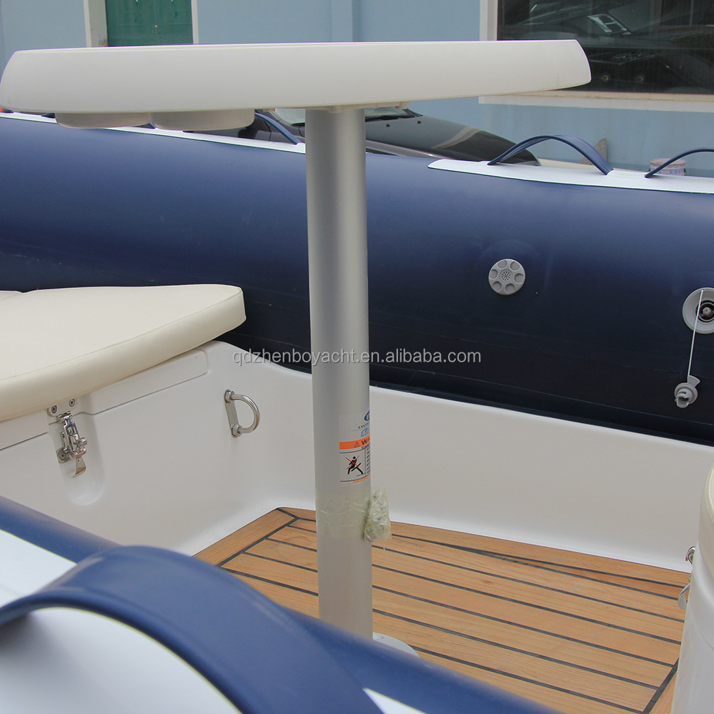 ce high quality Zhenbo Marine Rigid Inflatable Boat 480 Hypalon Rib Boat Fiberglass