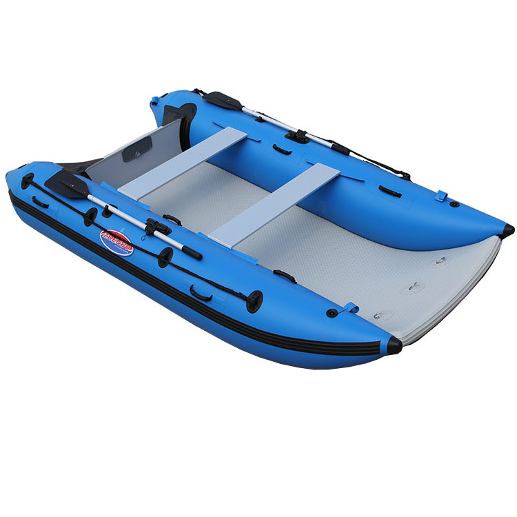 Mini Thundercat Boat 3.8m Catamaran 380 For 4 Persons Speed Inflatable Boat 340 360 380