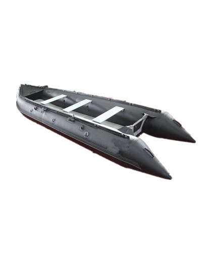 2 Persons 370 Fishing Boat Kaboat Black Inflatable Kayak