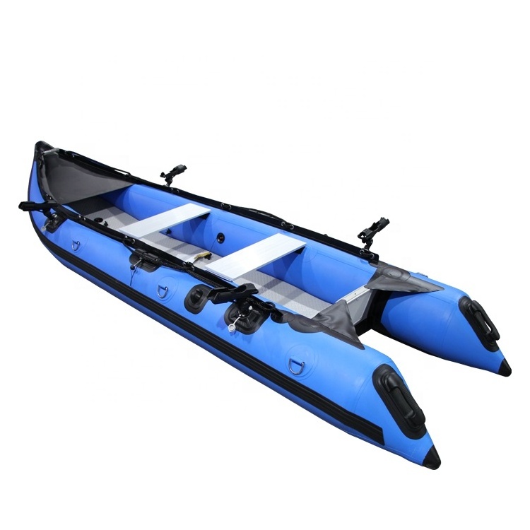 370cm Persons Pedal Canoe Kayak Boat Safety Easy to Carry pvc rowing boats