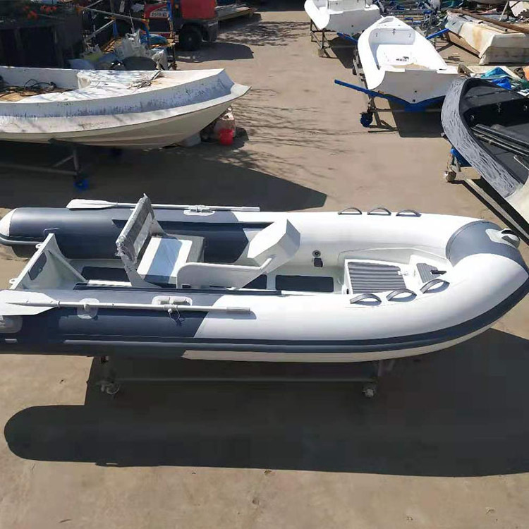 Aluminium Hull Rib Boat Rib 380 With Console Steering And Seat 3.8m Rib Inflatable Boat