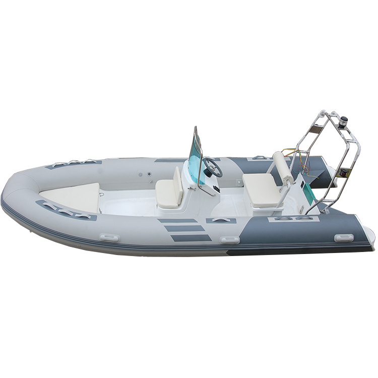 Ce Appro Luxury Deep V Orca Steering Console 16 Ft Hypalon Rigid Inflatable 16ft Rib Boat 480 With Motor