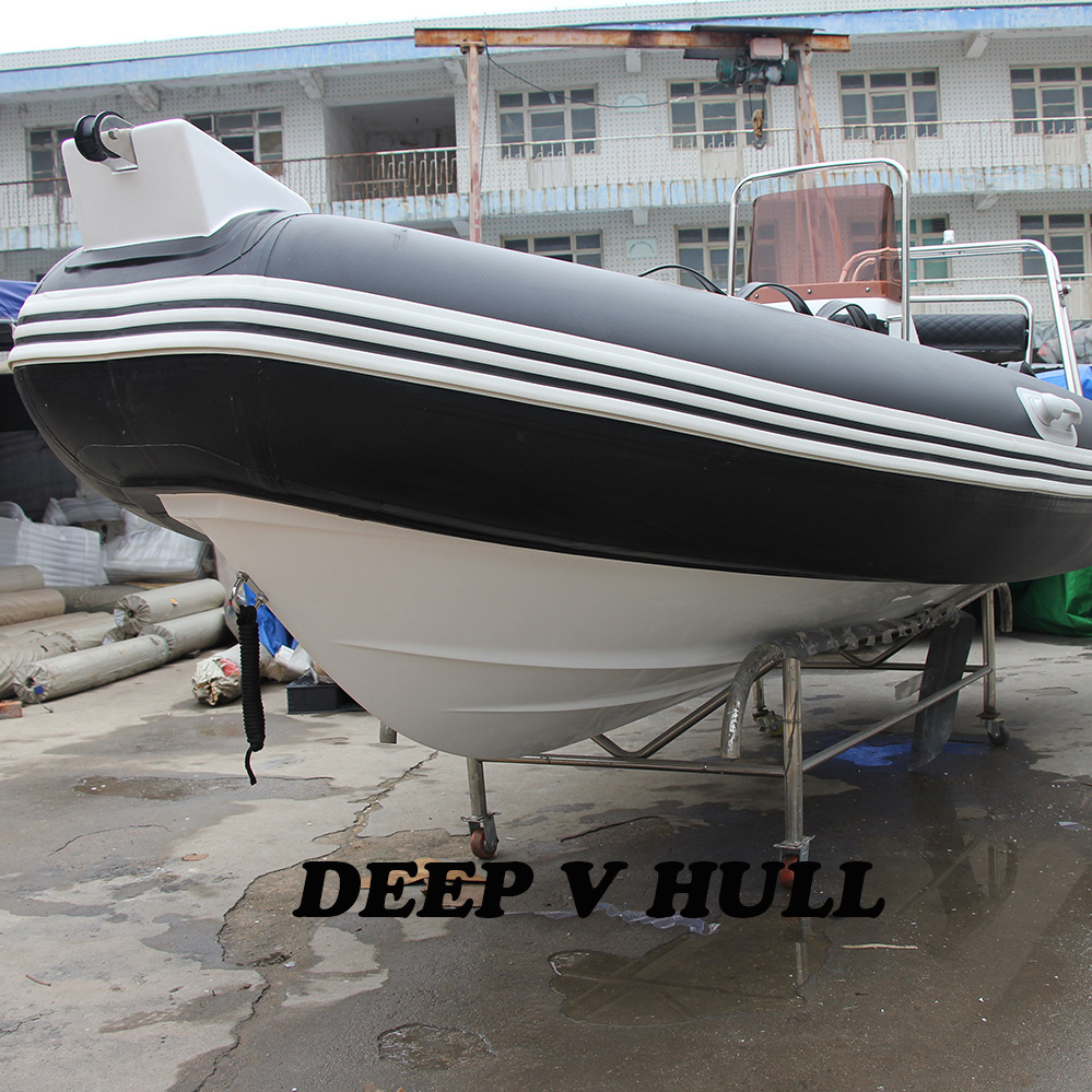 Zhenbo Customized Fiberglass Hull Center Console Rib 4.8m Orca Hypalon Rib 480 Boat