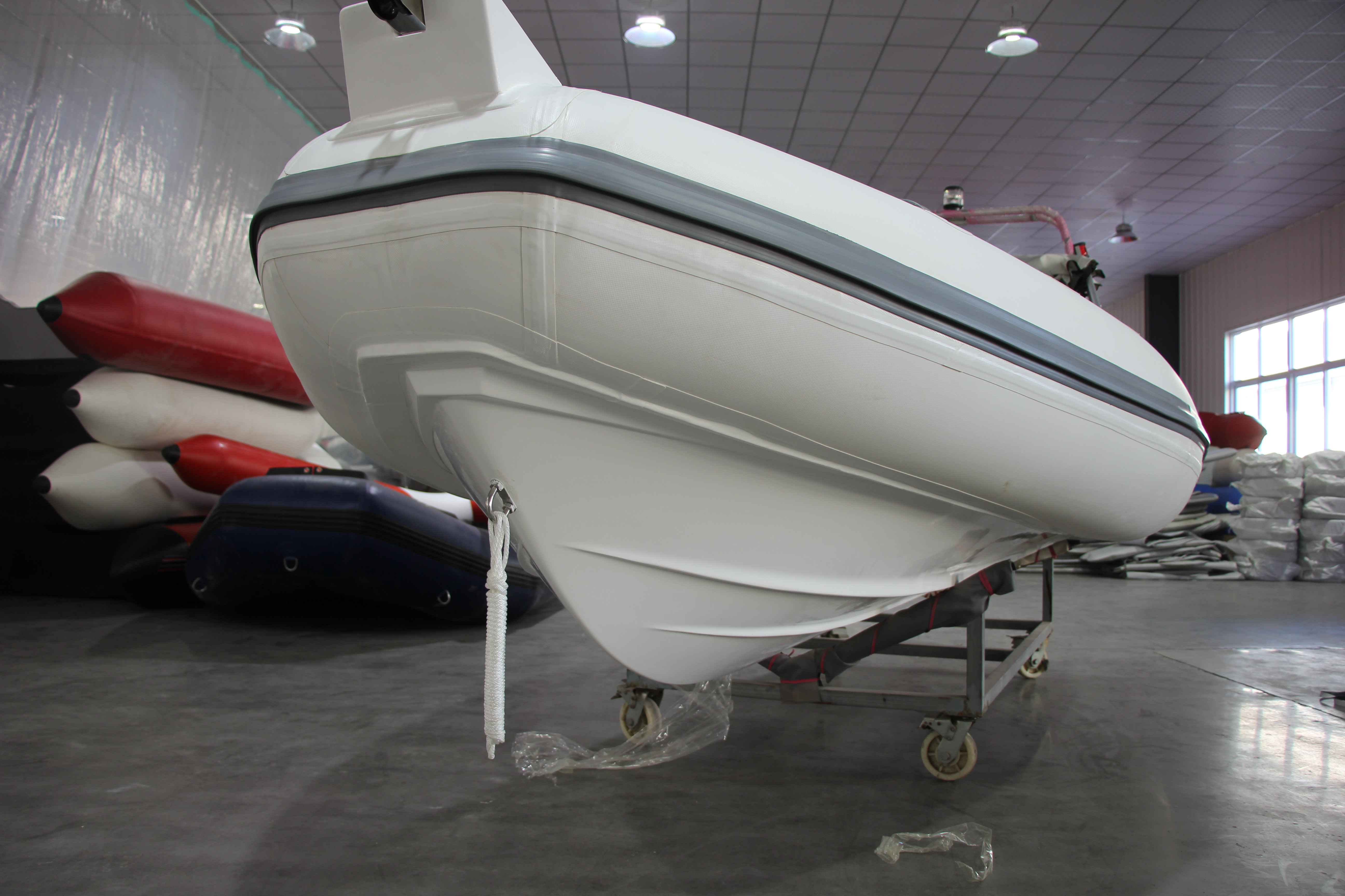 4.8m Rib Boat Rib-480 With Motor Engine Hypalon Rib Boat With Console