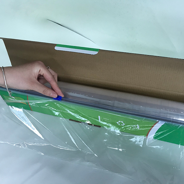 Plastic Wrap Slide Cutter Blade Printed Sugar cling film slide cutter Roll Wrap Film Stretch