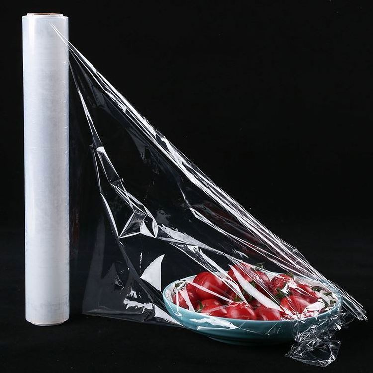 low price Dispenser Cutter Storage PE cling film transparent roll dispenser PE cling film