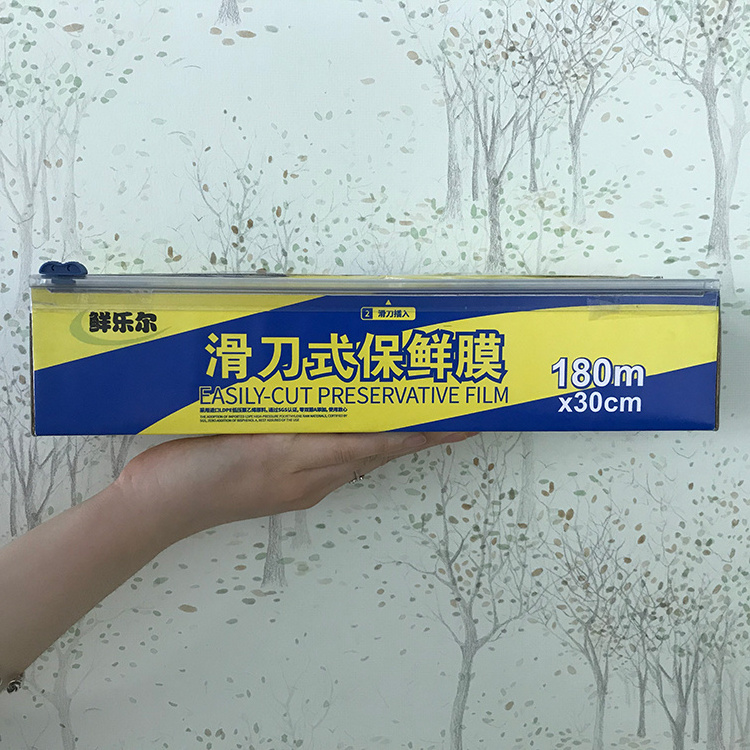 Plastic Wrap Slide Cutter Blade Printed Sugar cling film slide cutter Roll Wrap Film Stretch