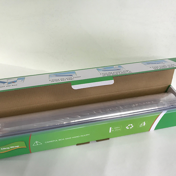 Plastic Wrap Slide Cutter Blade Printed Sugar cling film slide cutter Roll Wrap Film Stretch