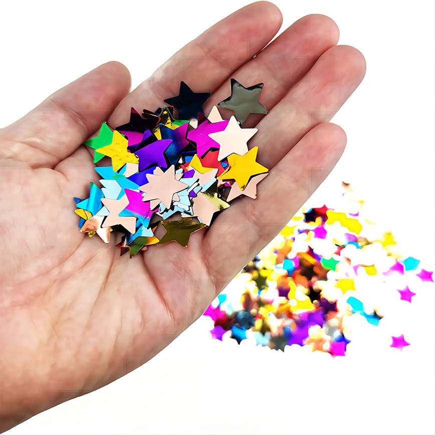 Star Confetti Star Table Confetti Metallic Foil Stars Sequin for Party Wedding Decorations