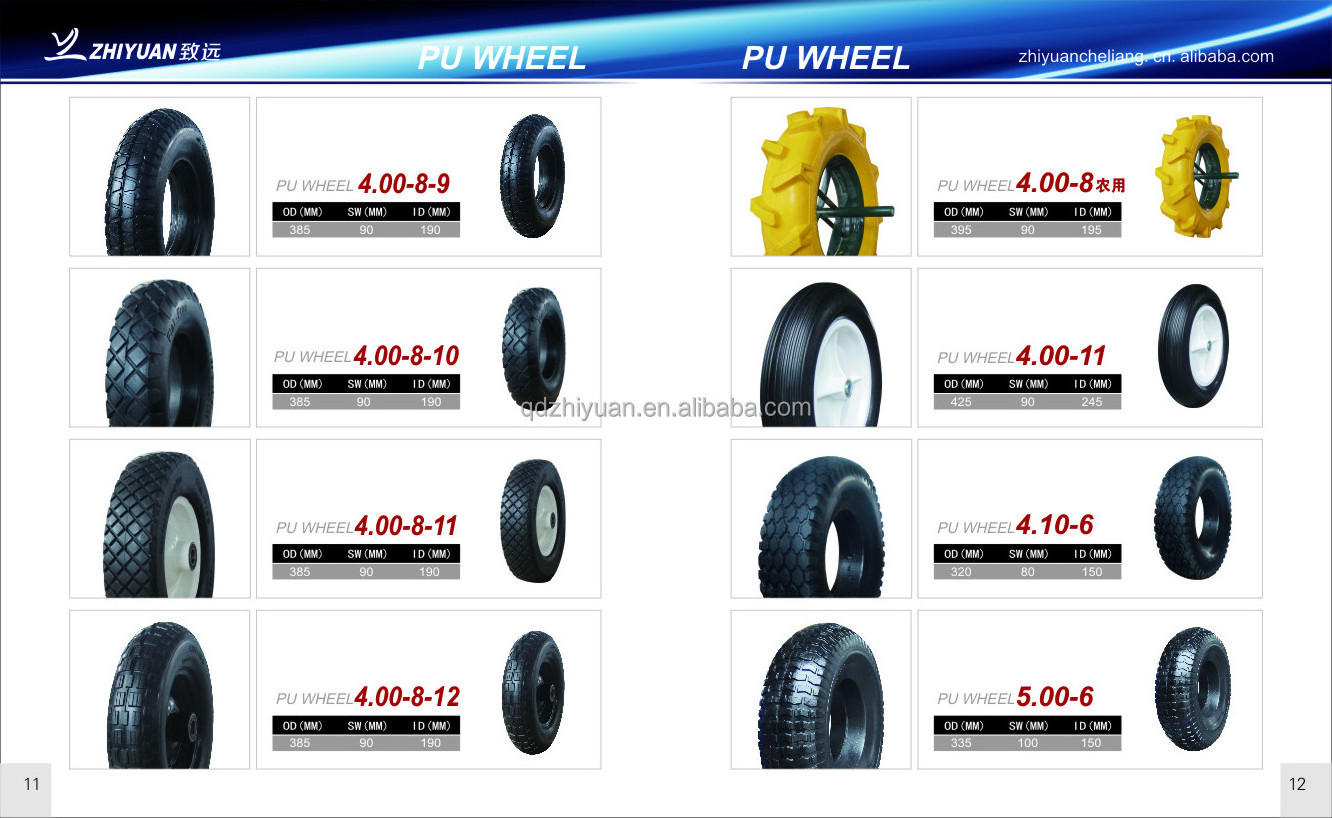 13*2.5 340Mm Customizable Polyurethane Tires  Pu Foam Wheel Heavy Duty Polyurethane Tire For Han  Polyurethane Tire Fill