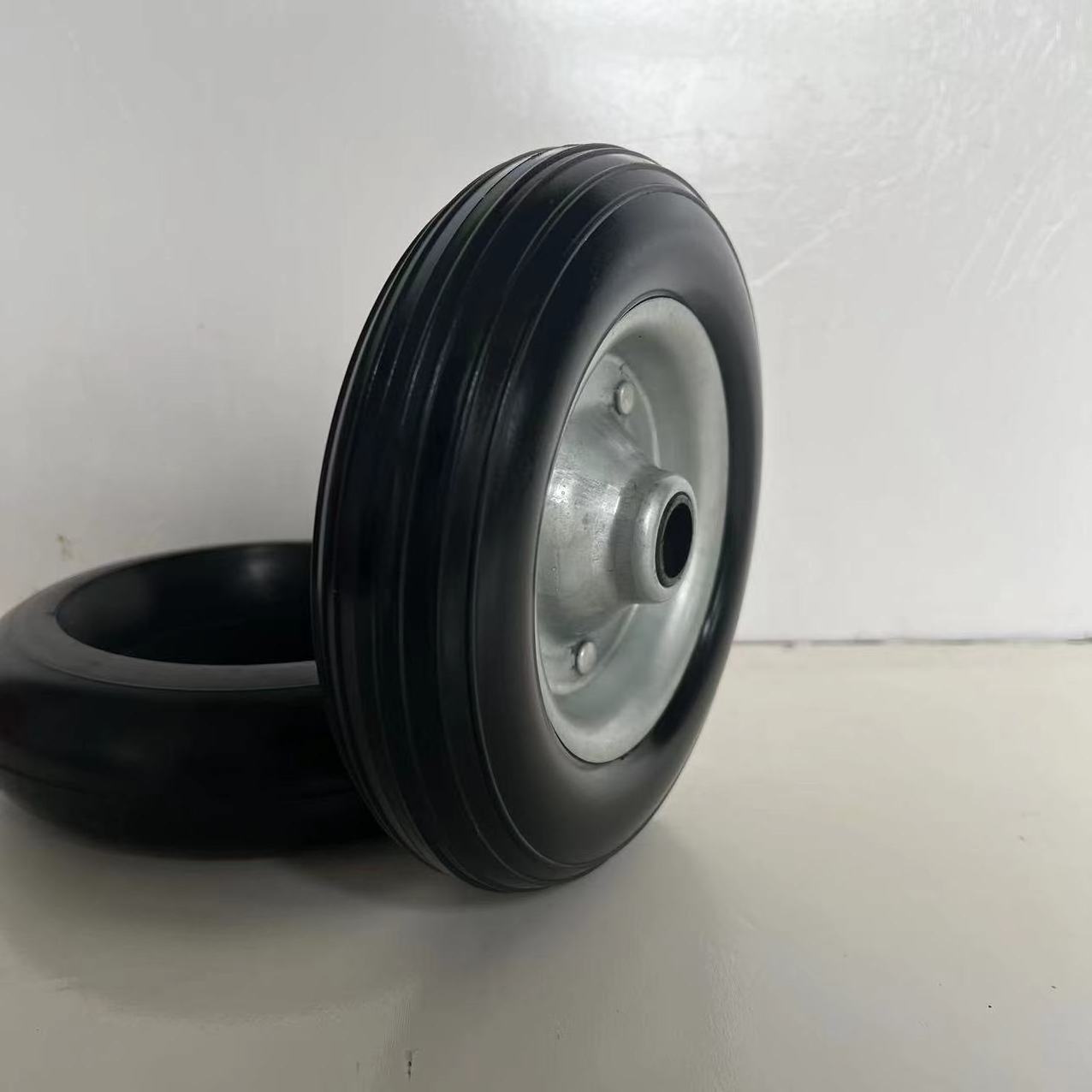 Hot Selling 8*2 Flat Free  Pu Foam Wheels And Tires For Electric Wheelchair And Toy Car