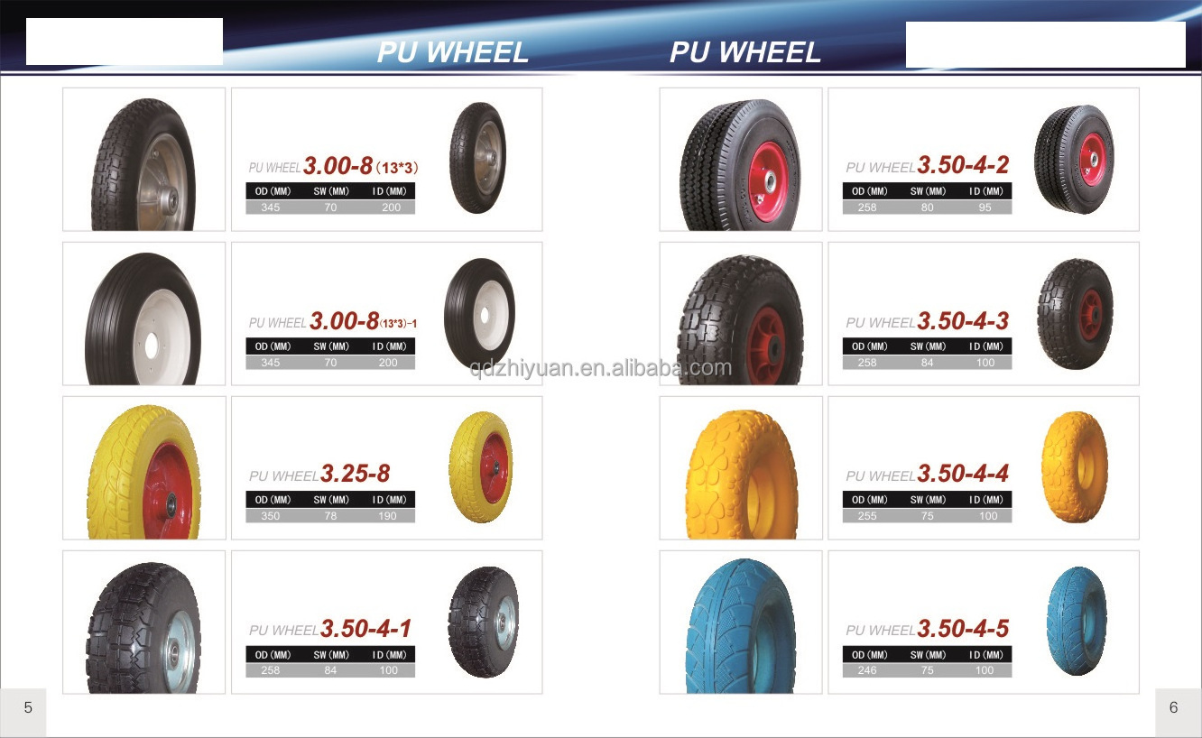 13*2.5 340Mm Customizable Polyurethane Tires  Pu Foam Wheel Heavy Duty Polyurethane Tire For Han  Polyurethane Tire Fill