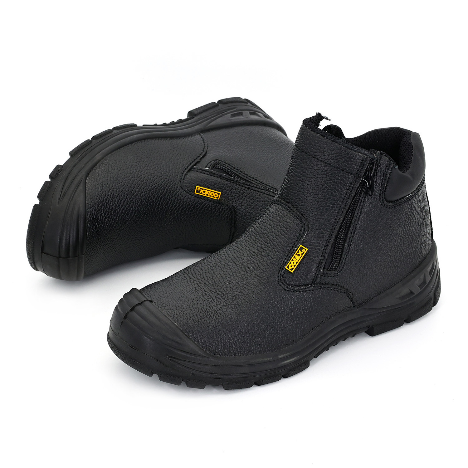 2022 Best Selling Middle-cut Newest Edition Safety Shoes Black Anti-Static Work Safety Boots