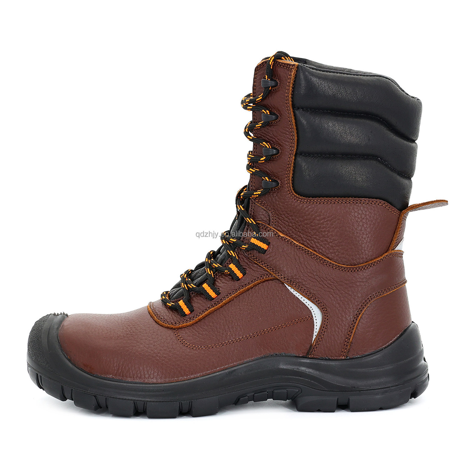 Fashion Excellent Anti-Abrasion Windproof Outdoor Work Safety Combat Boots with Steel Toe and Steel Plate