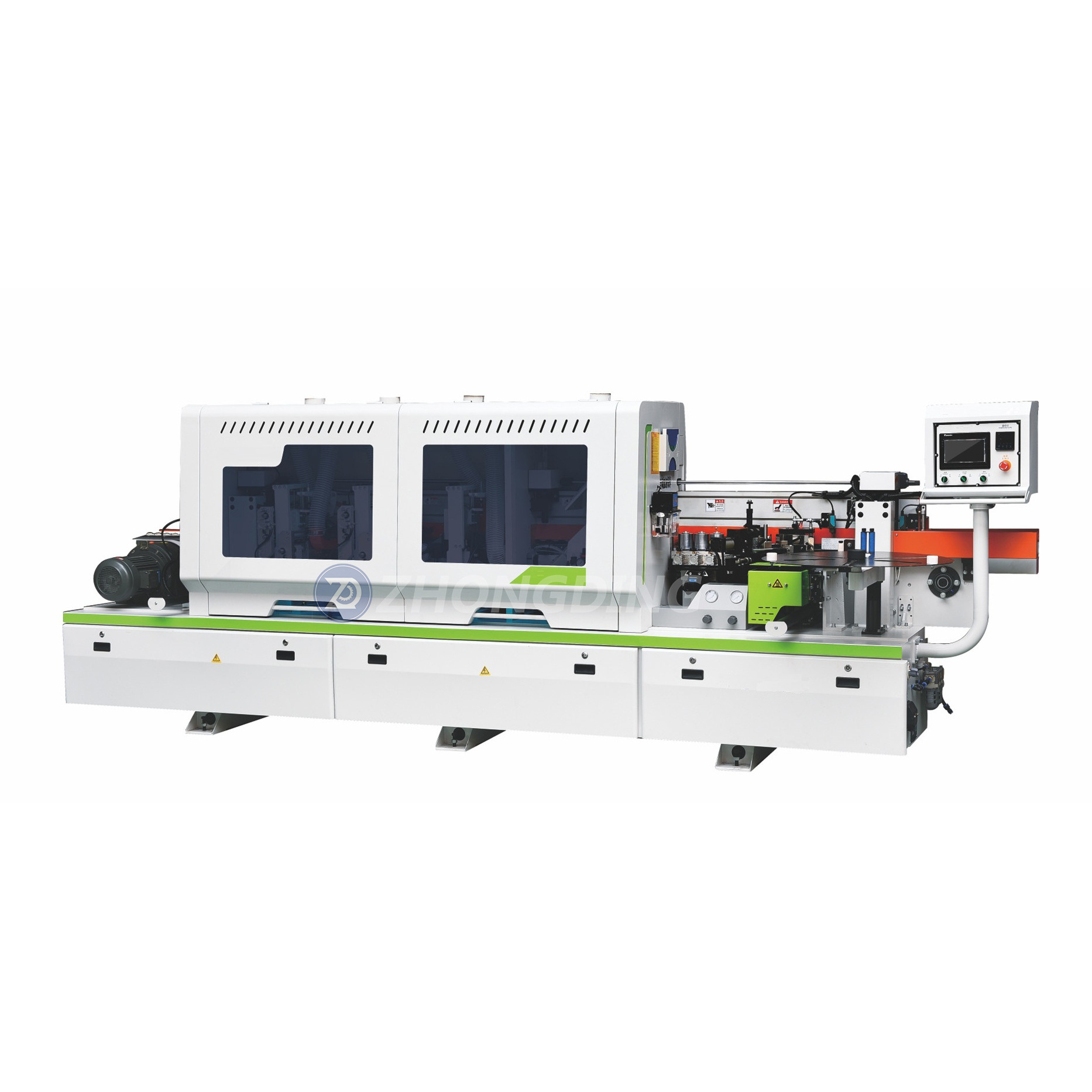 pvc edge banding machine panel with scraping simple wood fung edge banding machine glue with trimming