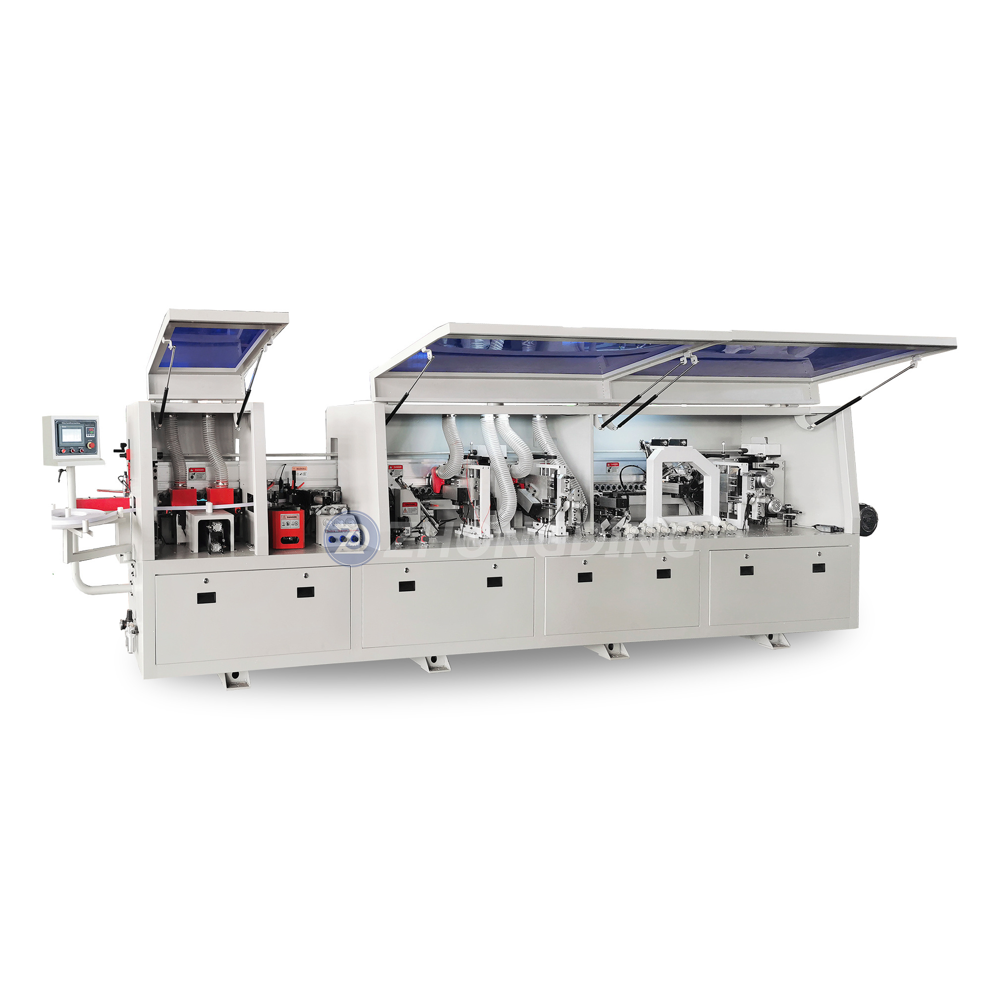 kdt nanxing woodworking rubber wood edge banding machine with corner rounding