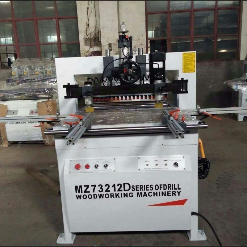 Three Head Multi Boring Machine Multi Spindle Line Boring Machine Product Three Rows Line Woodworking Drilling