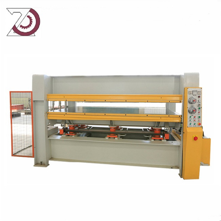 High pressure woodworking hot press machine 5 layers woodworking machine for veneer pressing