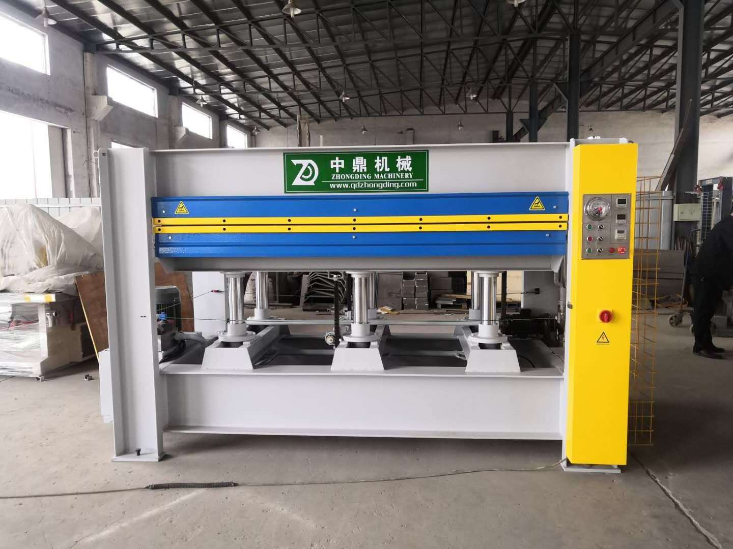 ZD214*8/12(1)H hydraulic hot press machine / wood door making machine