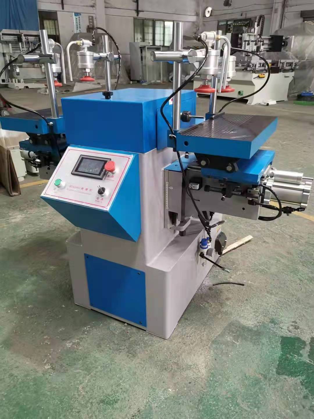 Automatic double head door lock mortising machines tongue and groove mortising machine for woodworking