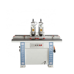 Woodworking hinge boring machine for wood door making double heads hinge boring machine