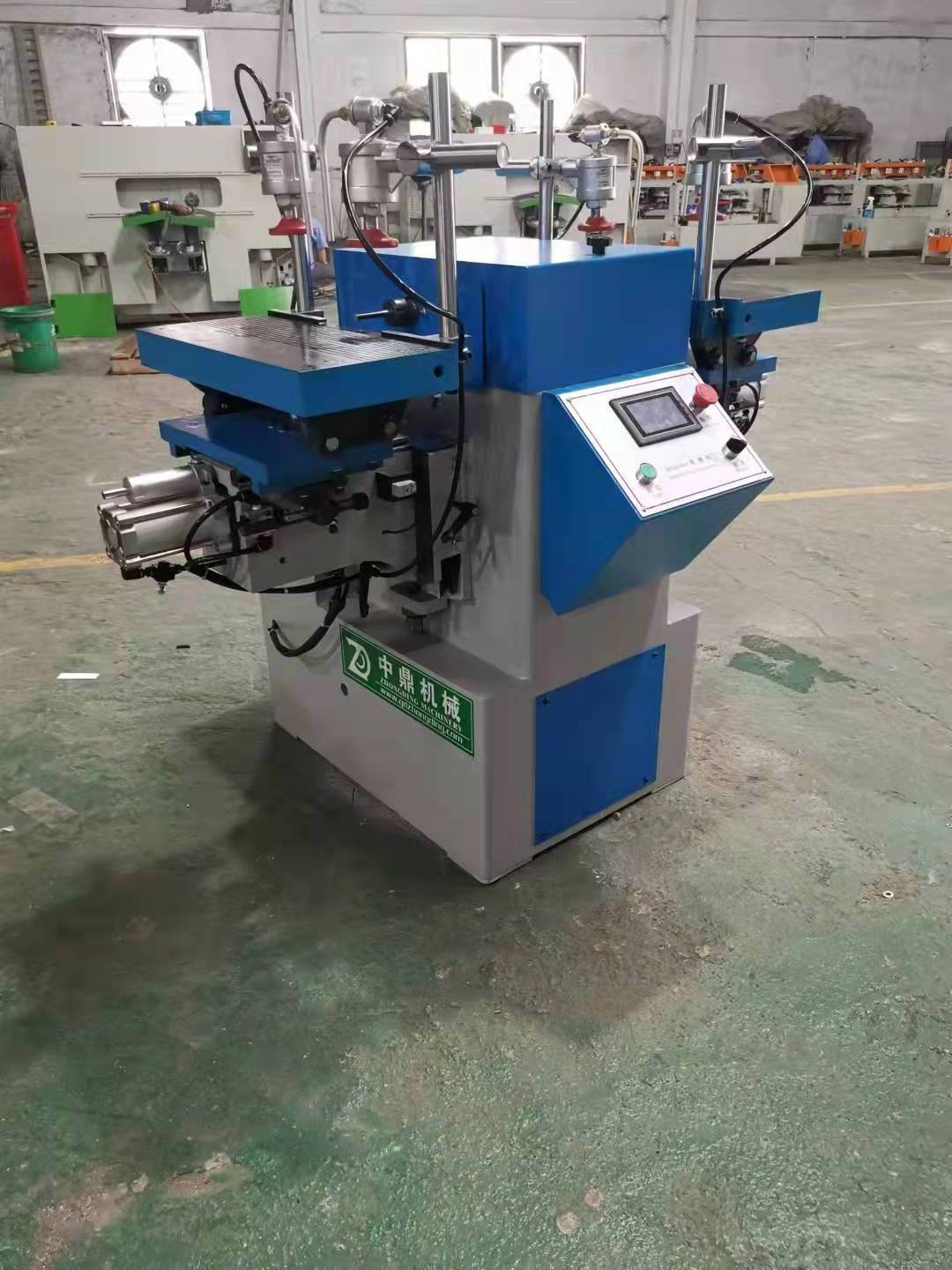 Automatic double head door lock mortising machines tongue and groove mortising machine for woodworking