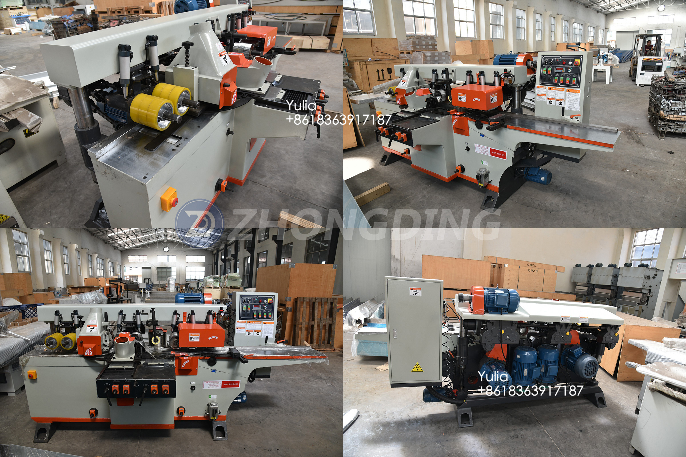 Wood Thickness Planer Machine 4 Side Moulder Planer Machine