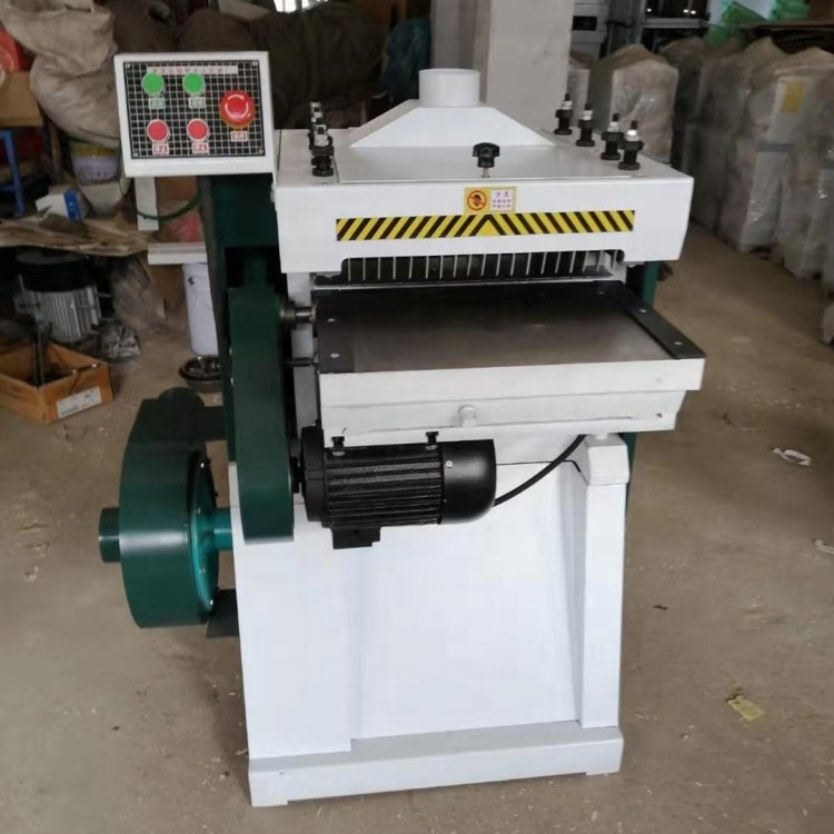 High Precision Double Sided Wood Thickness Planer with Spiral Cutter