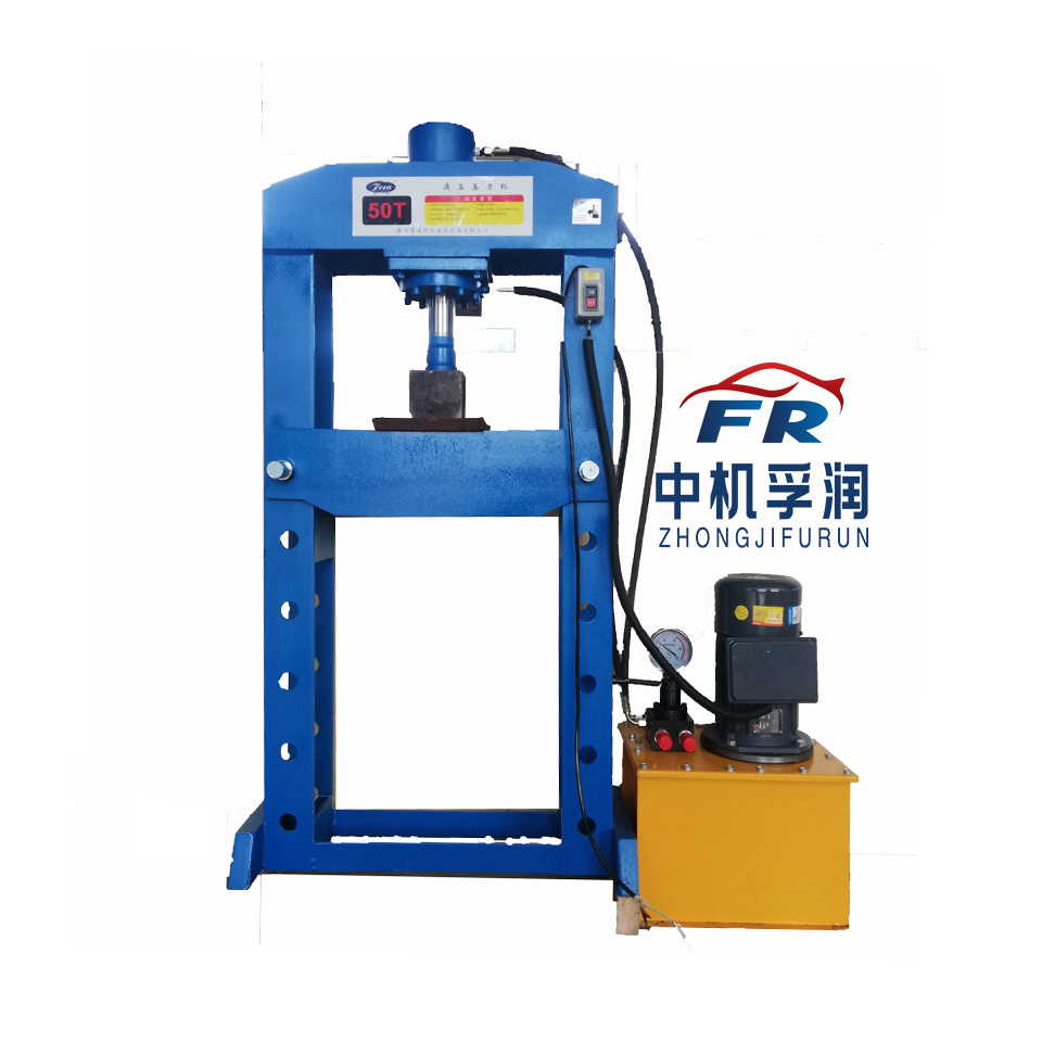 50 ton 100 ton two column workshop electric hydraulic bearing press machine