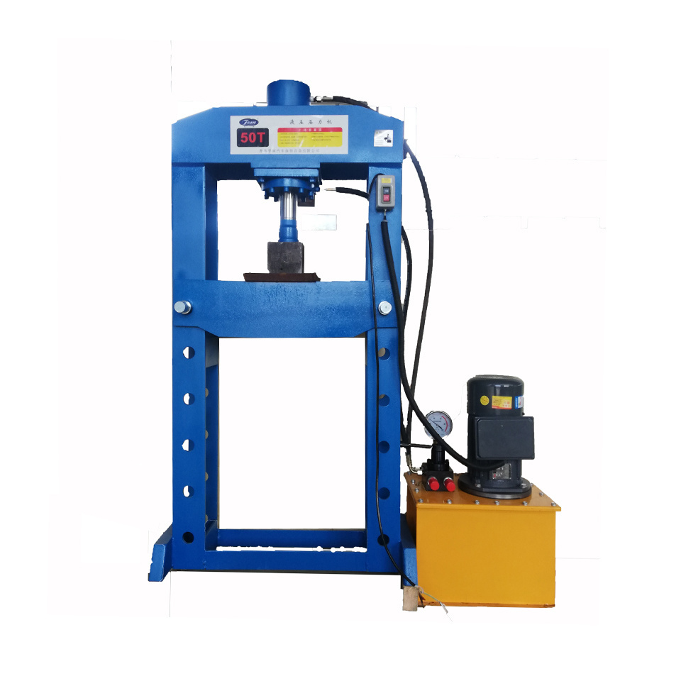 50 ton 100 ton two column workshop electric hydraulic bearing press machine