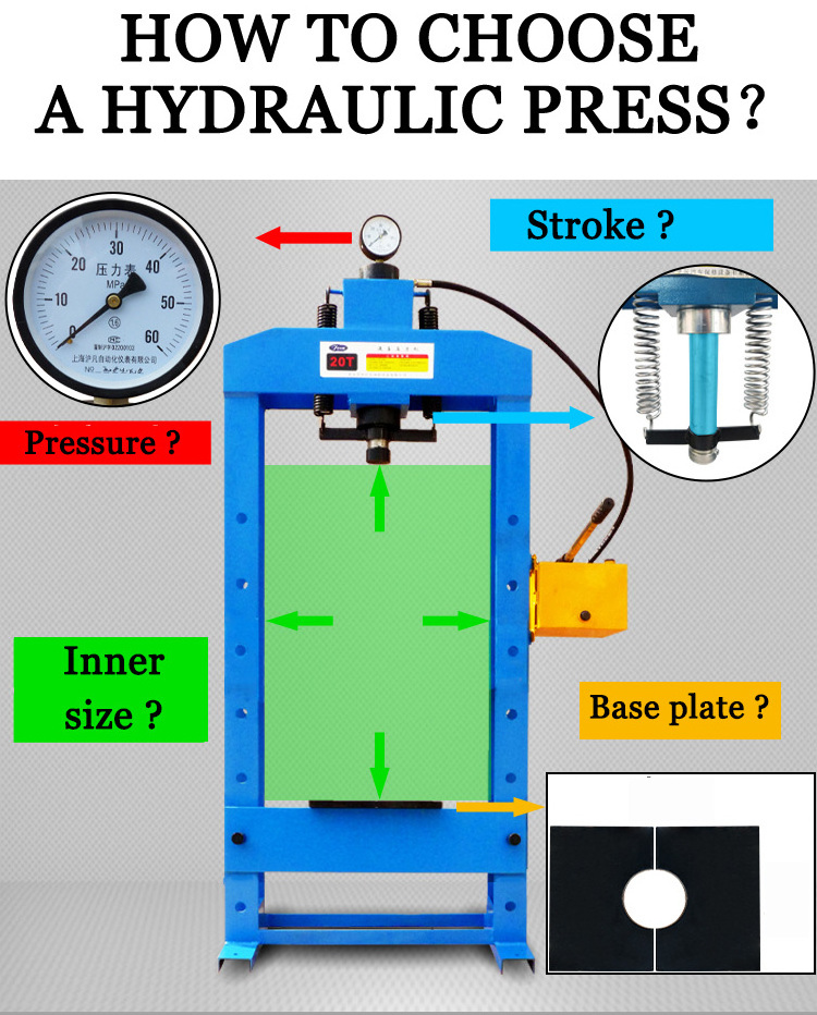 30 ton powder molding manual hydraulic press machine