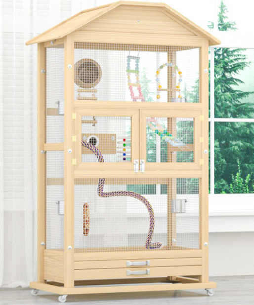 Multi-layer models of hot-selling safe outdoor wooden birdhouse bird cage