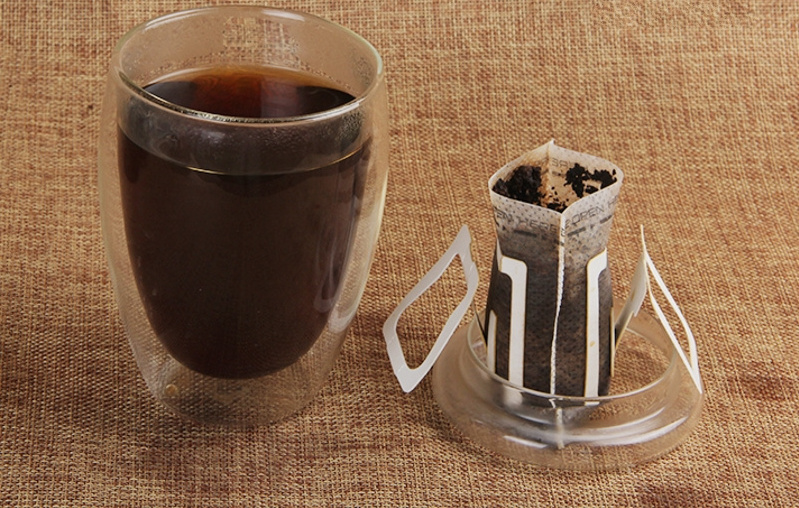 Disposable portable drip coffee/tea filter bags hanging filters and hanging ear drip coffee filter