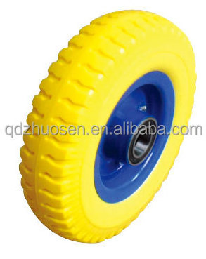 Rubber Polyurethane Filled Roller New Model Toy Tire 3.50-4 Unicycle Longboard Polyurethane Foam Wheel