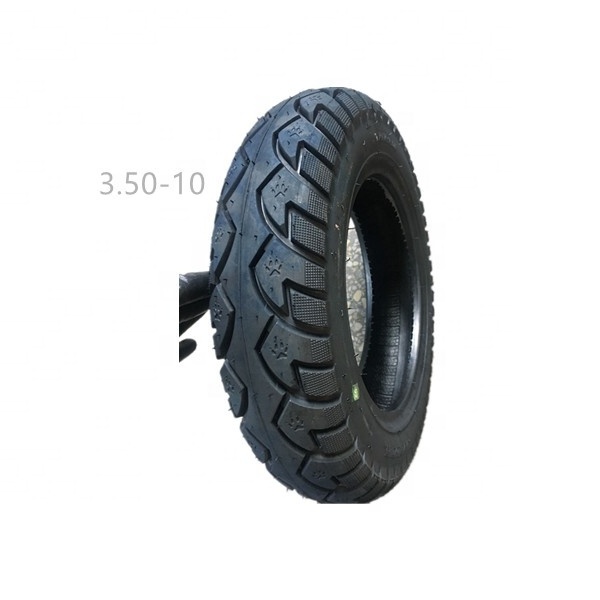 Motorcycle Tubeless Tire For Sale 10inch Motorcycle Tire Scooter Tire 3.50-10 (own factory)