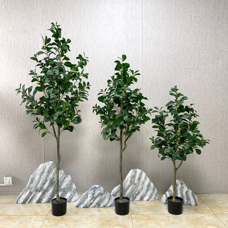 Indoor outdoor Fake Plastic decoration tree green artificial plant artifical potted plants