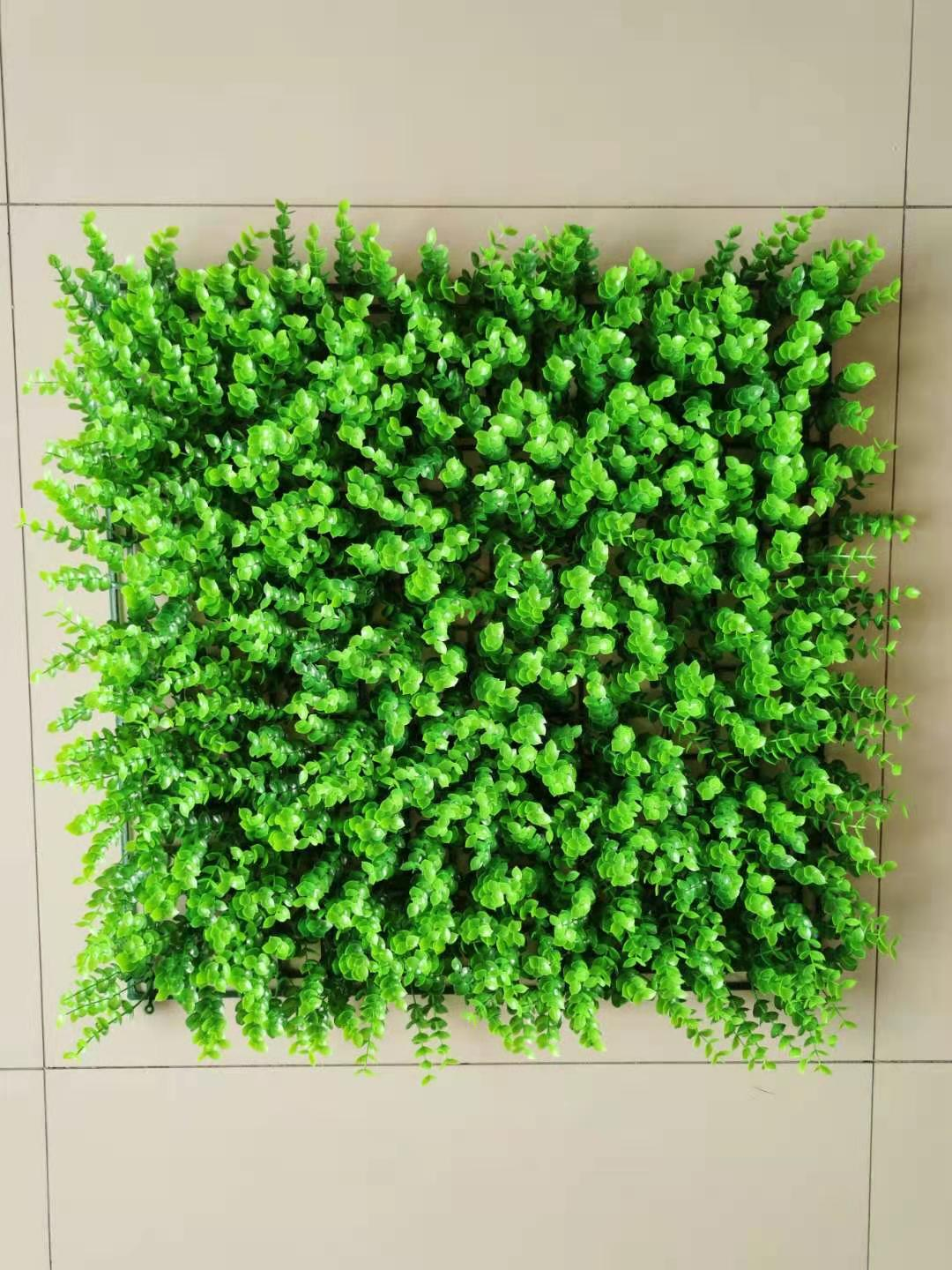 Indoor Outdoor Fake Ultraviolet resistance  artificial grass wall decor green artificial plant wall decor