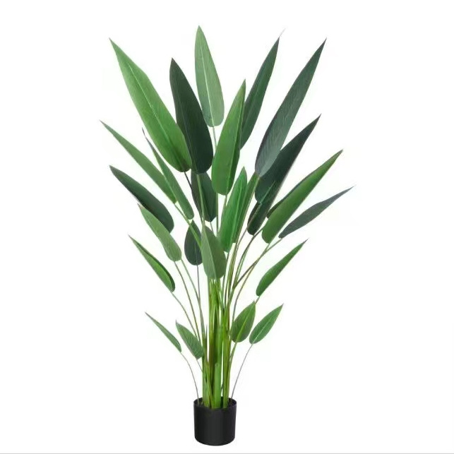 Plants bonsai Evergreen Artificial Trees plastic potted fake traveller banana tree artificial Bird of Paradise Plant tree