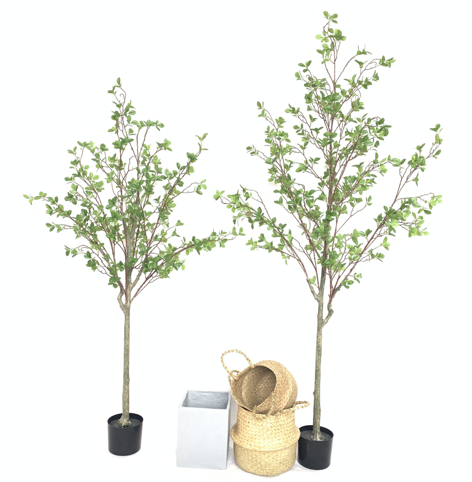 Indoor outdoor Fake Plastic decoration tree green artificial plant artifical potted plants