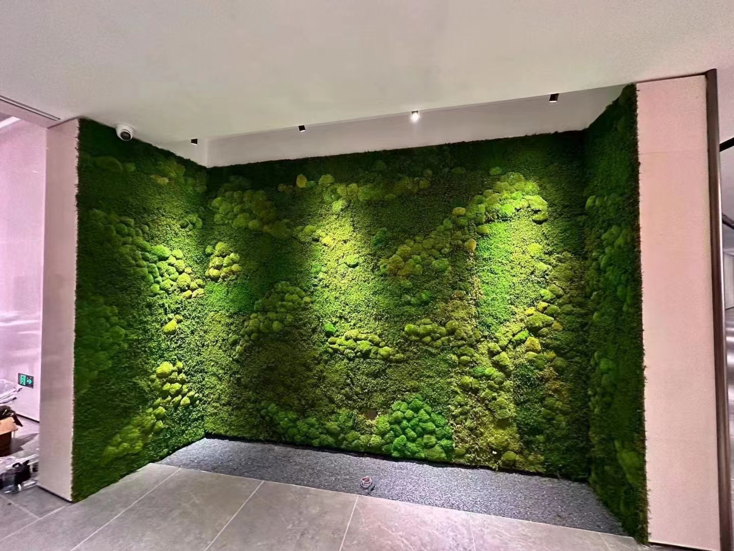 Ready made moss wall decor moss atr frame decorations artificial moss grass wall free size