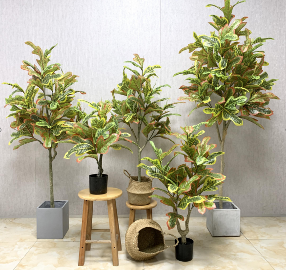 Indoor outdoor Fake Plastic decoration tree green artificial plant artifical potted plants