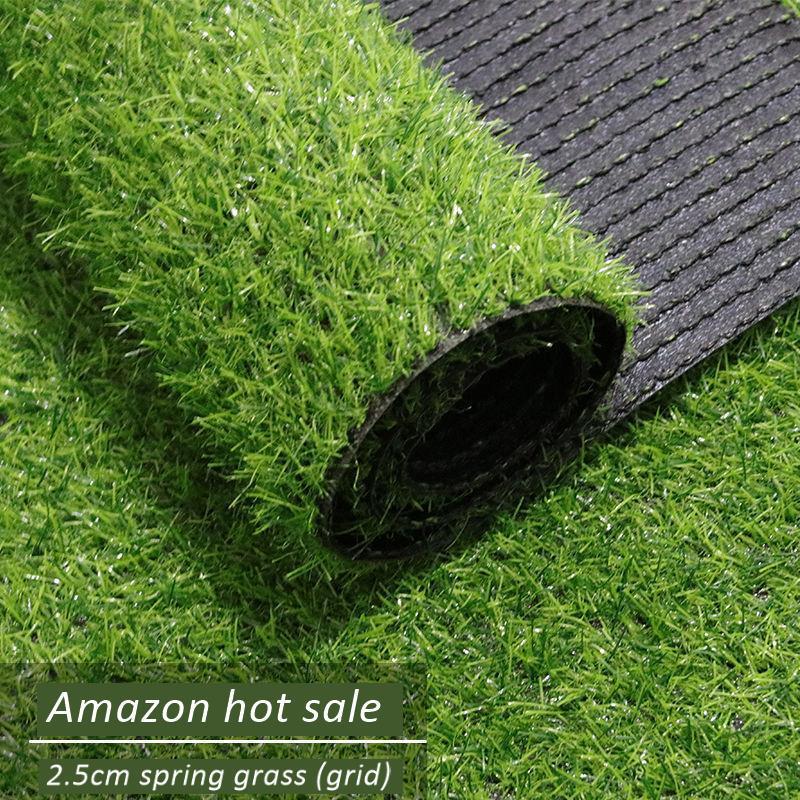 Flame retardant and safe green Artificial Grass Rug Carpet Realistic Fake Grass Deluxe Turf Synthetic Turf Thick Lawn Pet