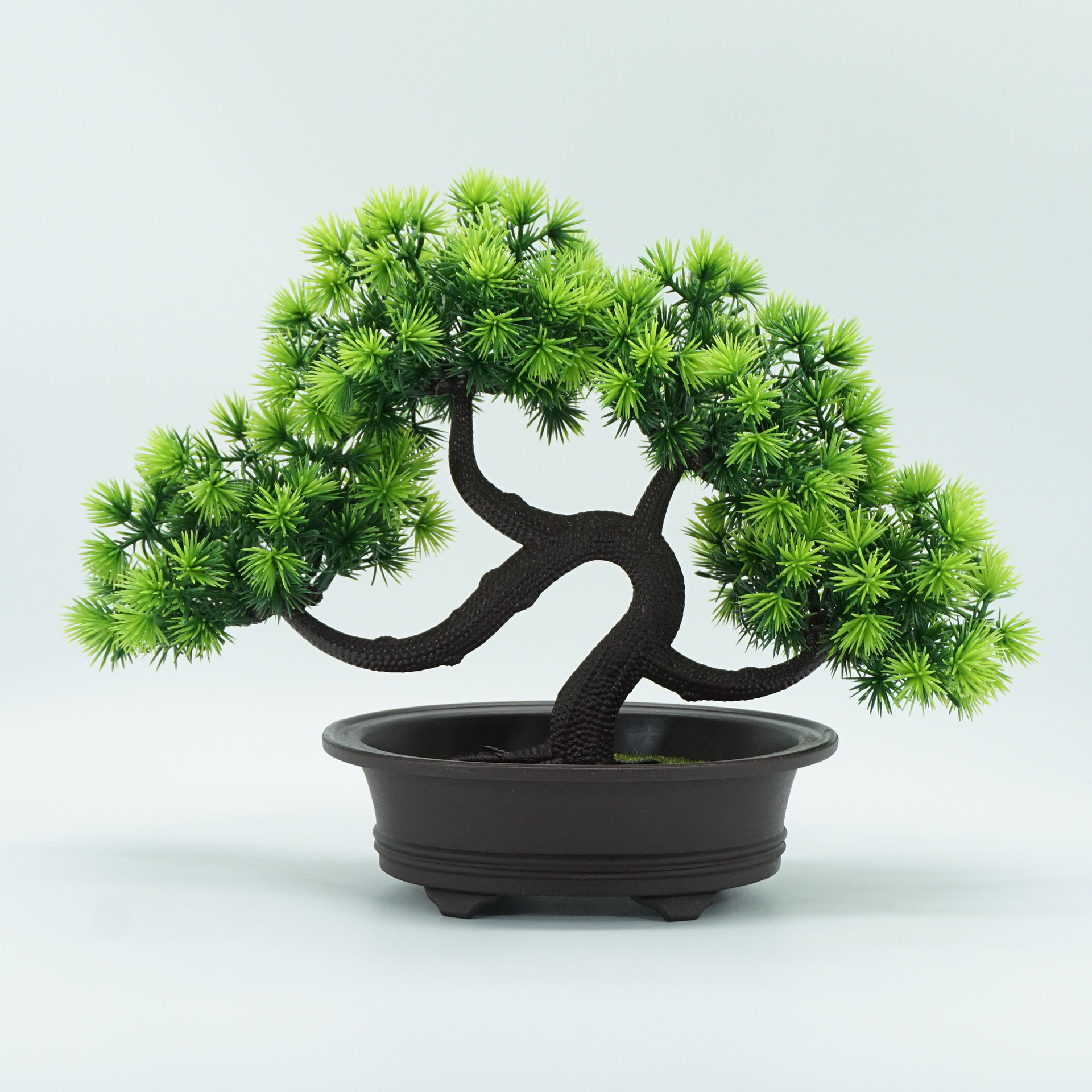 Hotel Office Interior House Kitchen Decoration Accessories Faux Plant Artificial Pine Little Tree Original Plastic Bonsai Tree