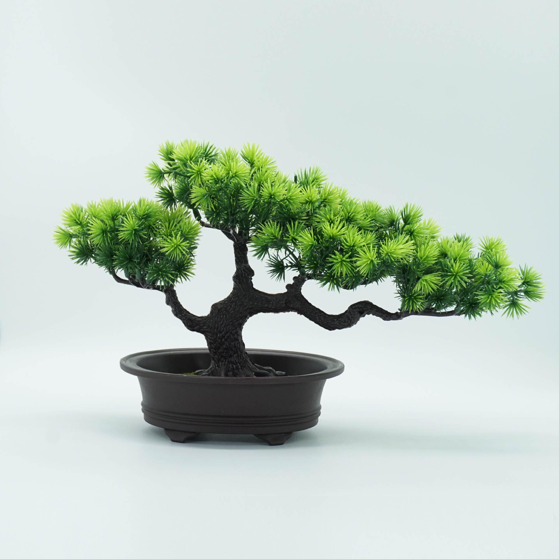 Hotel Office Interior House Kitchen Decoration Accessories Faux Plant Artificial Pine Little Tree Original Plastic Bonsai Tree